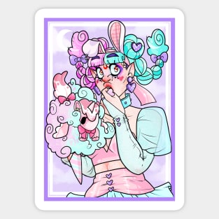 Fairy Floss Baby Sticker